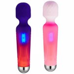 Sex Toys Soft Silicone AV Vibrator  Masturbation Women New Luminous Vibrating Spear Fake Penis Vagina Erotic Massager Stick