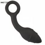 Zerosky, Silicone Butt Plug Anal Trainer Cock Ring Thread Anal Plug G spot Massage Dick Ring for Penis Sex Toy For Men Women Zerosky