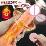 Wireless Rechargeable Dildo Realistic Penis Vibrators Lesbian Toys Females Masturbation Tool Strap On Big Dick Adult Sex Machine