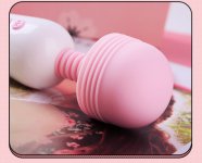 Double Head Vibrators AV Magic Wand Vibrator Tongue Licking Sex Toys For Women Clitoris Stimulator Vaginal Massager LG-09