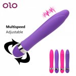 OLO G-spot Magic Wand Dildo Vibrator AV Stick Clitoris Stimulator Speed Adjustable Stimulator Massager Sex Toys for Women