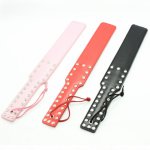 1PCS Long Whip PU Leather Ass Spanking Paddle Sexy Flogger Adult Game Fetish Sex Toys for Couple Kinky BDSM Slave Clap Slap