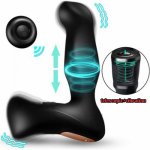 Male Prostate Massager Rotating Anal sex toys Wireless Remote Anal Plug Vibrator Butt Plug G-Spot Stimulate Gay Anal Toy