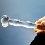35mm Pyrex Glass Dildo Fake Penis Anal Beads Ball Butt Plug Crystal Artificial Dick Masturbation Adult Sex Toy For Women Men Gay