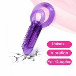 10 Speeds Bullet Anal Vibrator Unisex Double cock Rings For Penis Vibrator Sex Toys For Men Woman Masturbator Erotic Adult Toy