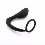 Male Prostate Massager adult sex Toys Silicone Cock Ring Anal Butt Plug for Men Adult Erotic Anal Sex Toys for couples Cockring