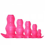 DINGYE Silicone Butt Plug Anal Plug Unisex Sex Stopper 3 Different Size Adult Toys for Men/Women Anal Trainer for Couples