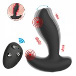Wireless Remote Anal Vibrator Male Prostate Massager Butt Plug For Men Perineal Stimulation Anal Sex Toys Anus Dilator Vibrator