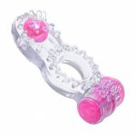 Penis Cock Ring For Men Vibrator Silicone Dual Pleasure Clit Stimulator Sex Toys Male Adults Products Adults Longer Ejaculation