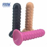 FAAK silicone anal plug with suction cup 2018 sex toys heart pointed stimulated butt massage anal dildo women men sex products