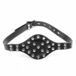 Silicone Dildo Penis Mouth Gag Sexy Leather Bondage Strapon Bdsm Gags Metal Lock Buckles Exotic Accessories Sex Toys For Women