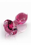 Pipedream, Pipedream Icicles - PLUG szklany przezroczysty kryształ rożowy