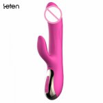 Leten, Leten Heating Retractable Rechargeable Multi-Speed Powerful Vibrators for Women G Spot Stimulation Body Massager Adult Sex Toys