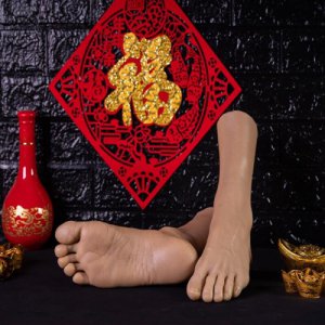 27*23cm TPE Simulation foot mannequin body, real person reverse doll sex complexion shooting display props 4601 one piece D336