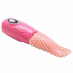 Zerosky, Silicone Tongue Vibrator Female Masturbation Oral Sex Massage Clitoris Stimulator 3 Speeds Sex Toys For Woman Zerosky