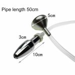 Metal Funnel Enema Anal Cleaning Kit SM Sex Toys For Men Woman Gay Vaginal Anal Plug Butt Plug Shower Head Products