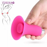 YUECHAO Nipple Sucker Silicone Vibrator Breast Enlargement Pump Sex Toy for Woman Clit Pump Erotic for Adults Sexshop