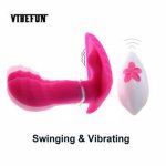 Rotation Strapless Vibrating Dildo Dual Motor Vibrator Wireless Remote Invisible Clit Vibrator Panties Erotic Sex Toys for Woman