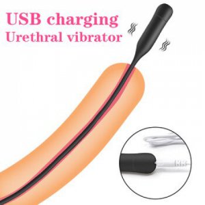 10 Speed Vibrating Penis Urethral Vibrator Sound Catheter Silicone Dilator Penis Plug Sex Toy Adult Product For Men Masturbation