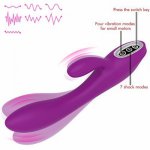 Dildo Vibrator 7 Frequency Vibration AV Stick Female Masturbators  G spot Vibrator Massage Clitoris Stimulator Sex Toy For Women