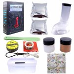 Ins, DIY penis casting kit liquid silicone clone dildo kit with electric heating wire and homemade clone penis detailed instructions