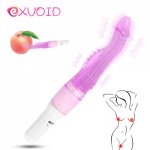 EXVOID Buttplug G-Spot Massager AV Stick Jelly Anal Plug Sex Toys for Women Dildo Vibrator Anal Vibrator Silicone