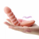 New flexible prosthetic finger vibrator vaginal sex toy female clitoral finger massager G-spot vibrator