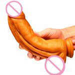 Soft flexible Super Big Sucker dildo with Balls Masturbation Stimulator Huge Anal Dildos Anus Expand Sex Toys for Woman Dick