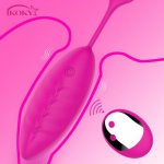 Ikoky, IKOKY Vibrating Egg Vagina Ball Vibrator Wireless Remote Control Sex Toys for Women Clitoris Stimulator G Spot Massager