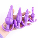 BESTCO 18+ Anal Beads 4PCS Plug Vaginal G spot Butt Stimulate Orgasm Massage Goods Adult Sex Toy Erotic SM Product For Couples