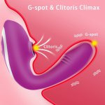 Dildo Sucking G Spot Vibrator Clitoris Stimulator Vagina Nipple Sucker Vibrator Sex Erotic Toys For Women Female Adult Toys USB