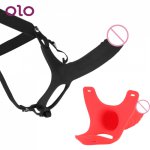 Strap On Realistic Dildo Penis Sleeve Enlarger Hollow Dildo Pant 4cm Realistic Belt Strapon Harness Sex Toys for Gay Couples