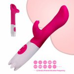 12 Speed Strong Rabbits Vibrator Clitoris Stimulator Double G Spot Massager Sex Toys For Women Female Masturbator Sex Shop