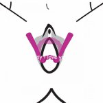Silicone Hands-free Labia Spreader & G Spot Stimulator, Vagina Speculum Oral Sex Accessories,Sex Toys For Women