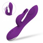 3 Slap Frequencies Vibrators 7 Modes AV Wand G-spot Clit Stimulator Simulated Silicone Dildo Female Masturbator Adult Sex Toys