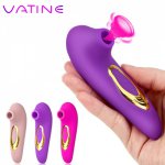 VATINE Nipple Sucking Vibrator Sucker Vibrator Sex Oral Stimulator Blowjob Female Masturbation
