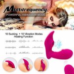 10 Frequency Sucking Vibrator Sex Toys for Women Masturbate Wireless Remote Dildo Nipple Stimulator Erotic Adults Orgasm