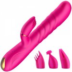 Silicone Women'S Rabbit Vibrators Masturbator  Sex Toy For Woman Blowjob   Tongue Vibrator Female  G Spot Sexual Toy Womenizer