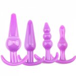 Silicone Anal Dildo No Vibrator Male Prostate Massager  Beads Plug G Spot Butt  Masturbation  Sex Toys for Couple