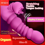 Hot Sale Automatic Telescopic Vibration Rod Female Woman Use Masturbation Stretching Vibrator Stick Ogasm Climax Couple Sex Toys