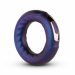 Silikonowy pierścień erekcyjny na penisa hueman niebieski | 100% dyskrecji | bezpieczne zakupy