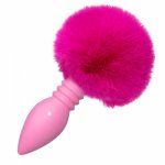 Cute Siliconel Rabbit Tail Anal Plug Bunny Tail Butt Plug Anal Sex Toys for Women Adult Sex Products Jewelry Dildo