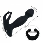 IKOKY Anal Butt Plug Prostate Massager Masturbation G-spot Stimulator Silicone Sex Toys for Men Women Gay Anal Dildo Vibrator