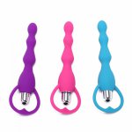Sexo Long Anal Plugs Beaded Erotic Toys, Adult Products Anal Vibrator, for Women and Men