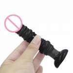 Dildo Toy for Adult Silicone Butt Plug Anal Plug Beads Anal Chain Plug Adult Toys for Men/Women Erotic Anal Trainer for Couples