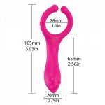 New Silicone G spot Stimulate Vibrators Dildo Nipple Clip Masturbate vibrator Adults Sex Toys For Women Men Couple