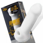 Pocket Pussy Vagina Masturbator Long Slide Elastic Penis Sleeve With Ring Silicone Oral Sex Real Pussy Realistic Vagina for Men