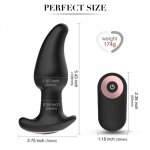 Anal Plug Remote Control Faloimetor For Women Silicone Butt Plugs Bead Rotation Vibrator Breast Clit Sex Toys 18 Male Prostate