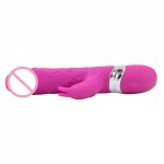 10 Frequency Rabbit Dildo Vibrator Massager Clitoral Stimulator G-Spot Massager Vibrator USB Rechargeable Sex Toys for Women