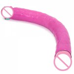 Long Double Penetration Dildo Masturbator for Women Gay Men Pussy Vagina Prostate Masturbation Anal Plug BDSM Bandage Play Tool